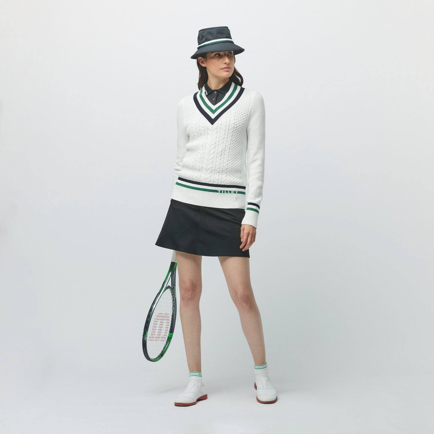 Tilley Preppy Deep V Sweater