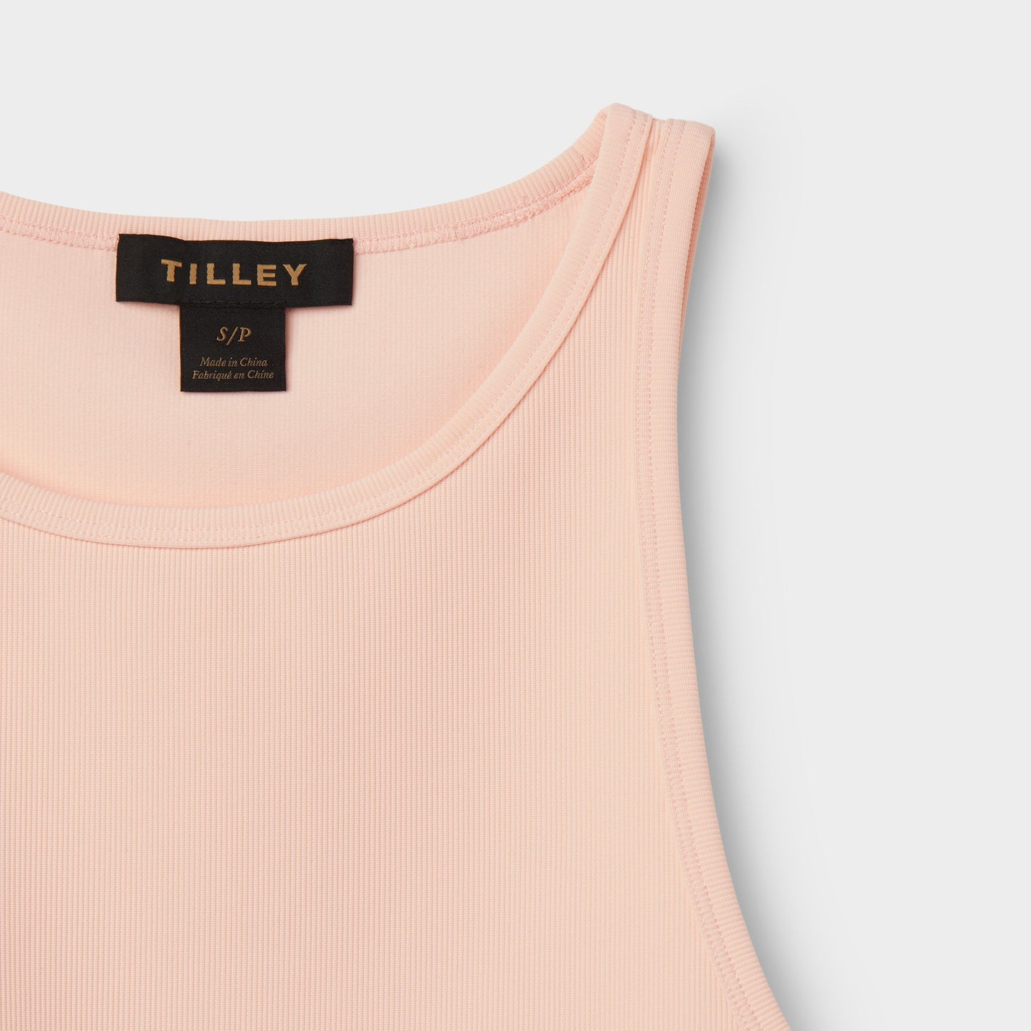 Tilley Fitted Rib Cropped Tank
