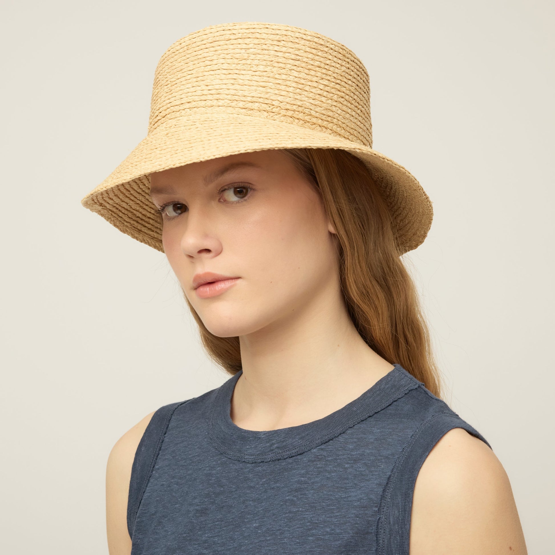 Tilley Raffia Sun Bucket