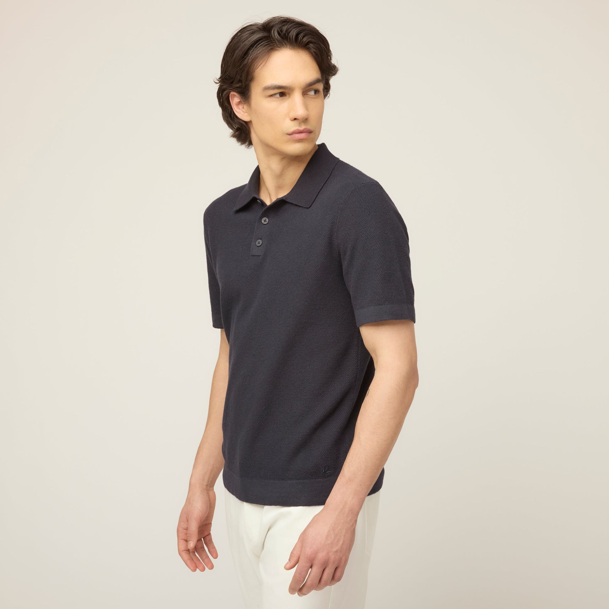 Tilley Cotton Linen Polo Sweater