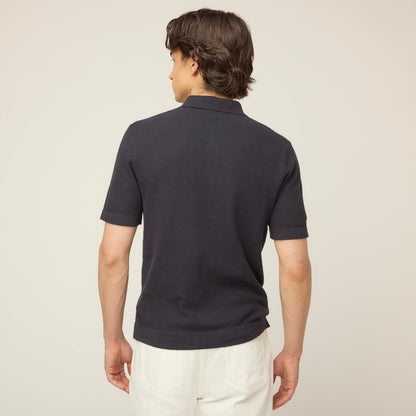 Tilley Cotton Linen Polo Sweater