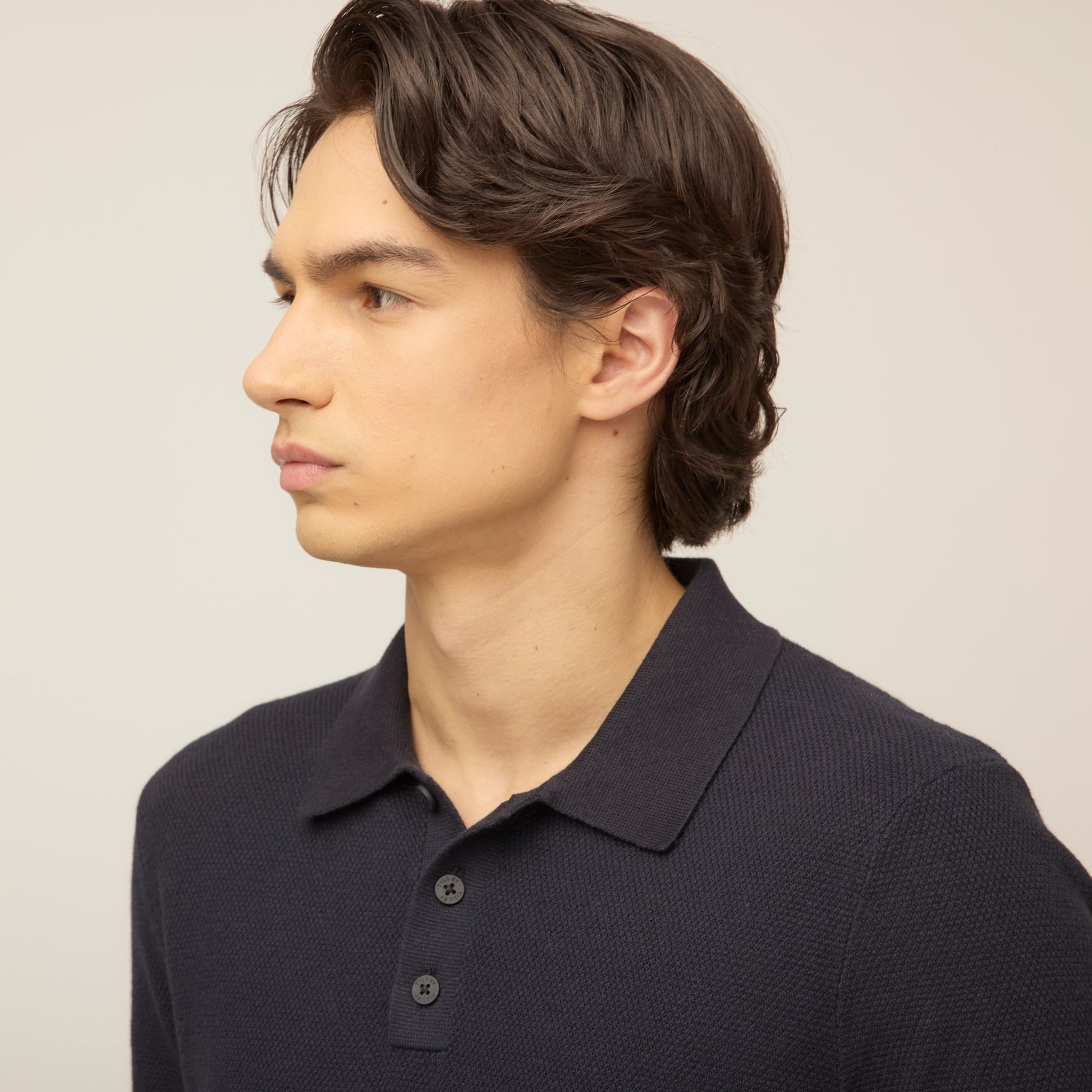 Tilley Cotton Linen Polo Sweater