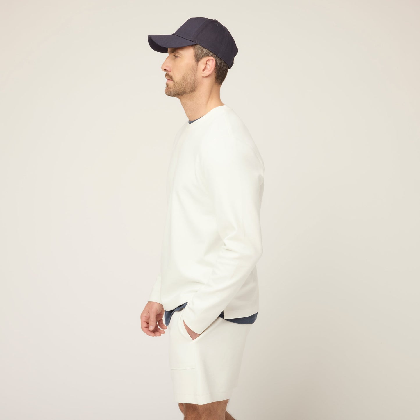 Tilley Cotton Tencel Air Pique Long Sleeve Crew