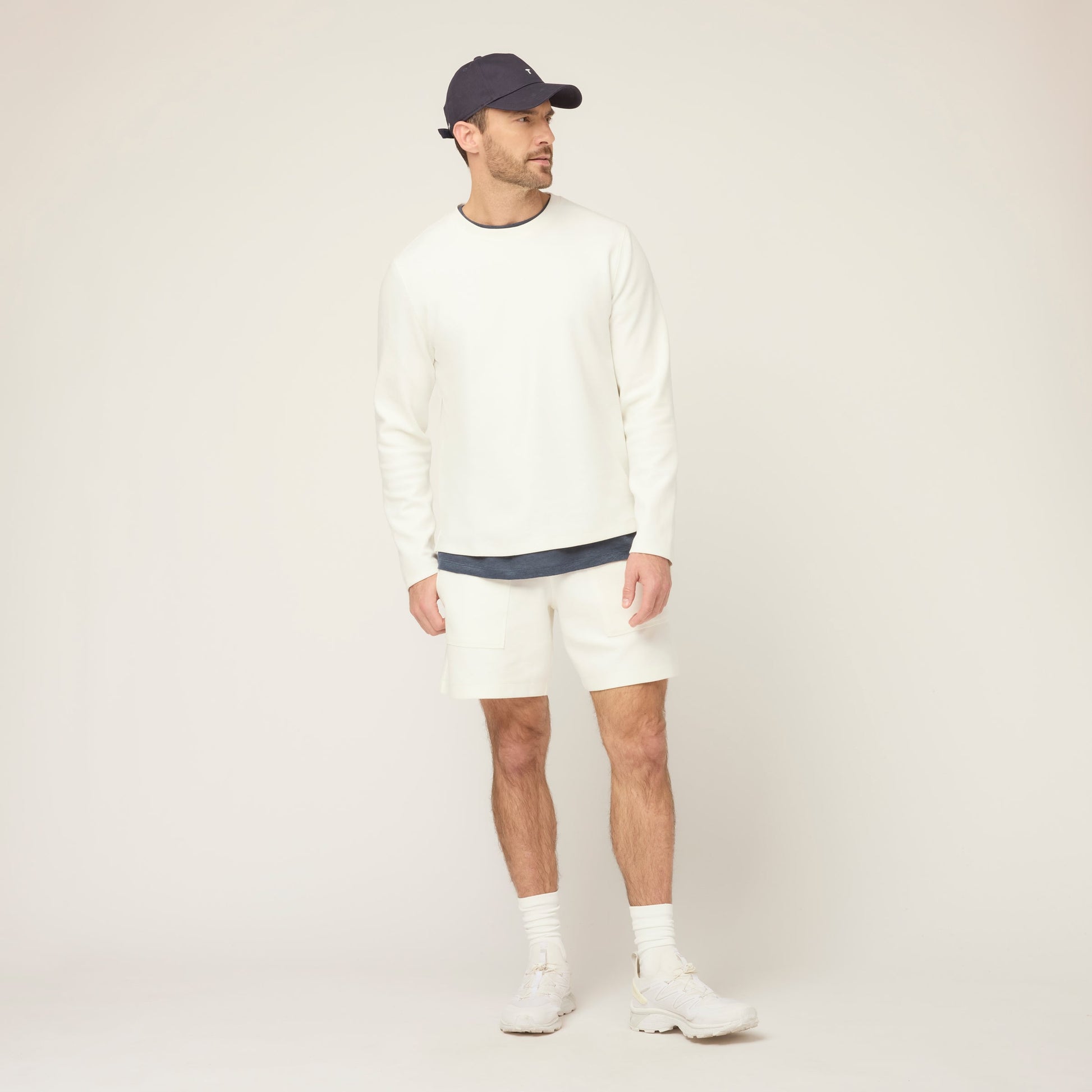 Tilley Cotton Tencel Air Pique Long Sleeve Crew