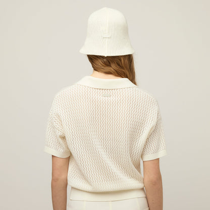 Tilley Open Knit Short Sleeve Polo
