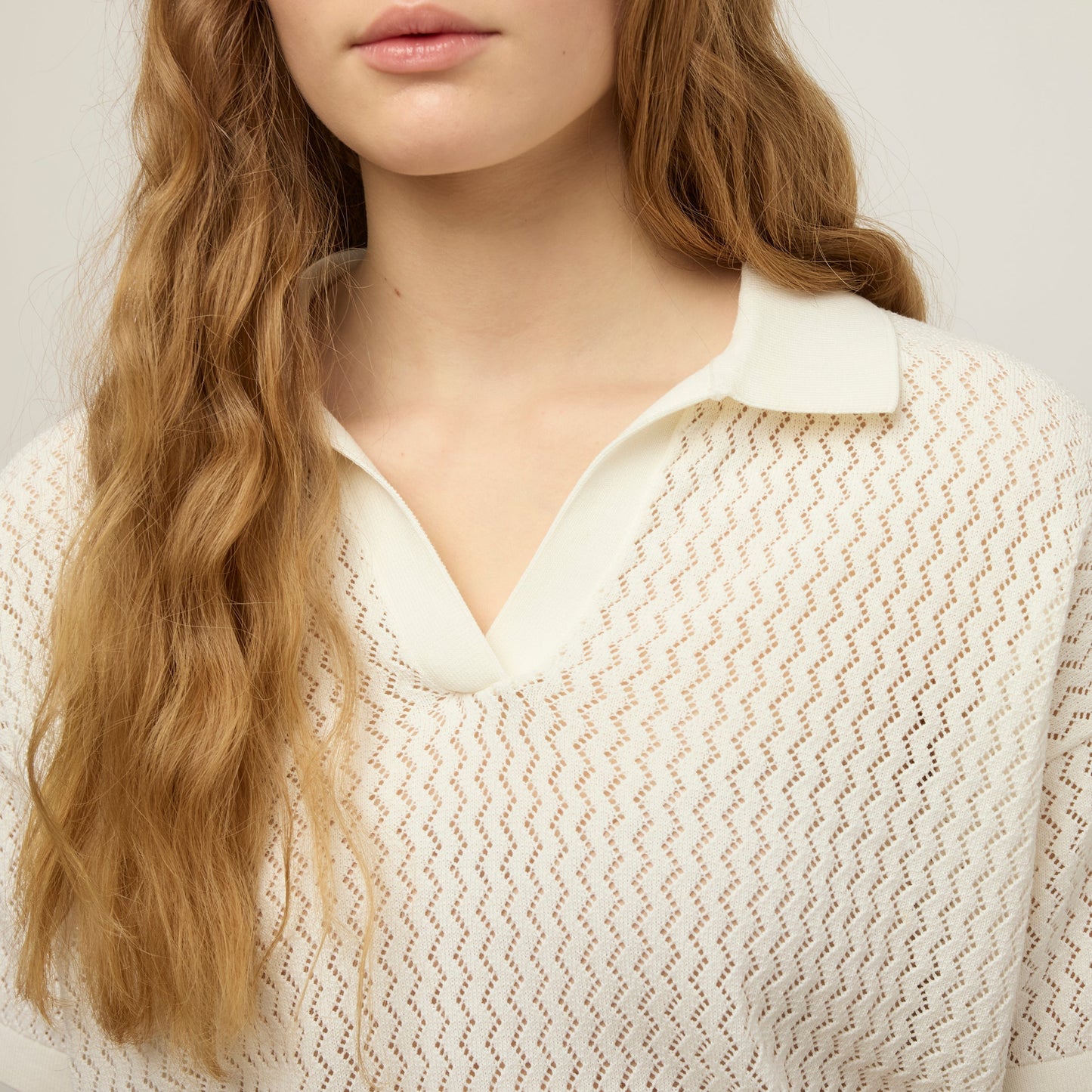 Tilley Open Knit Short Sleeve Polo