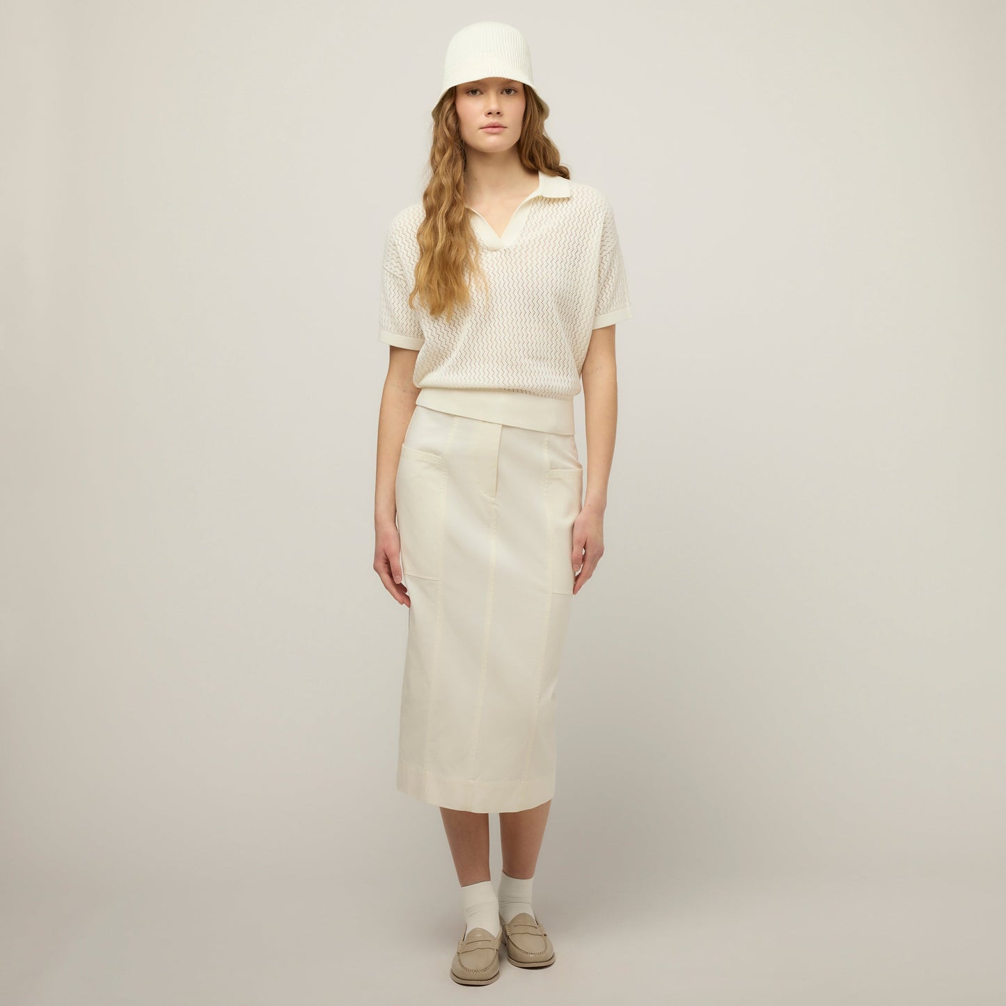 Tilley Open Knit Short Sleeve Polo