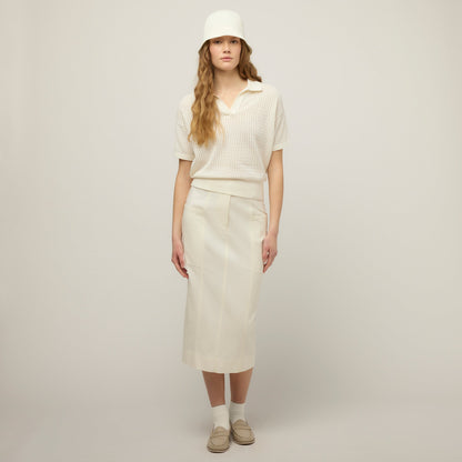 Tilley Open Knit Short Sleeve Polo