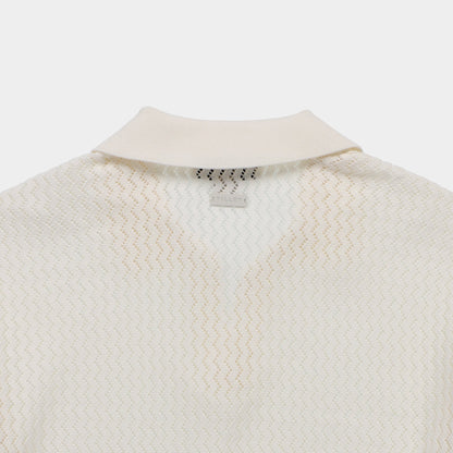 Tilley Open Knit Short Sleeve Polo
