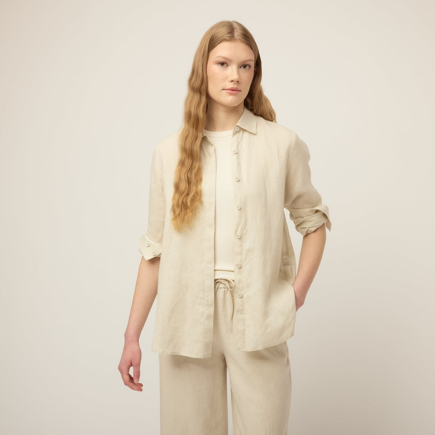 Tilley Linen Side Open Shirt