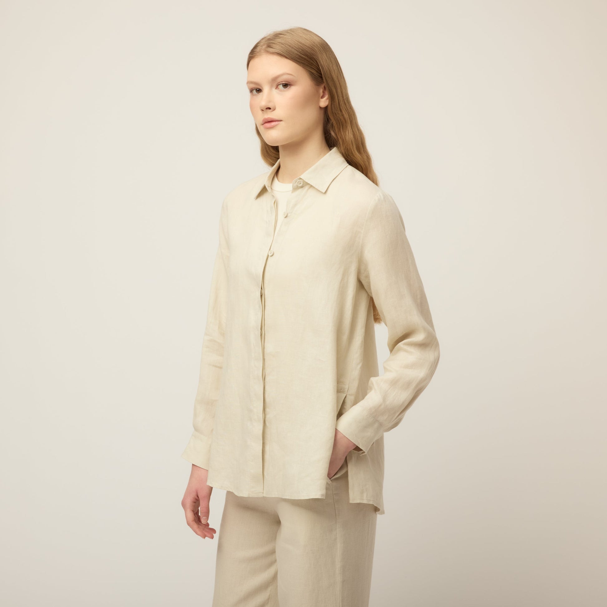 Tilley Linen Side Open Shirt