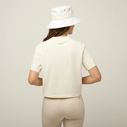 Tilley Rib Neckline Cropped Tee