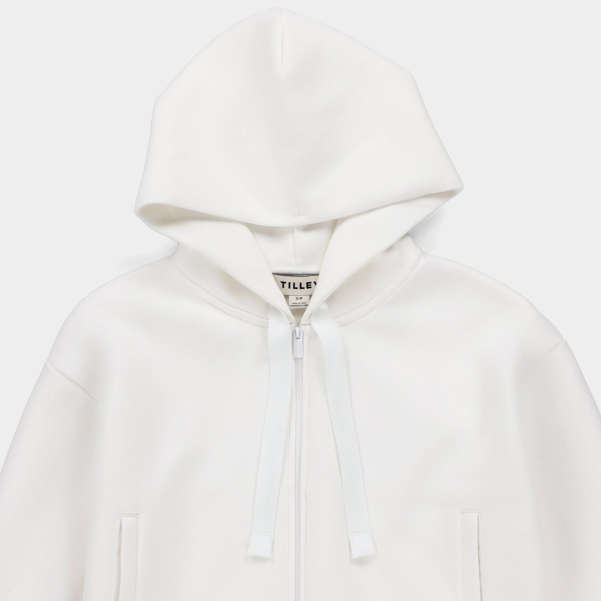 Tilley Cloud Fleece Crop Zip Hoodie