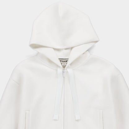 Tilley Cloud Fleece Crop Zip Hoodie