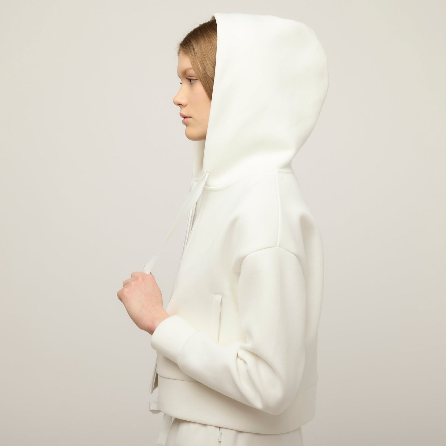 Tilley Cloud Fleece Crop Zip Hoodie