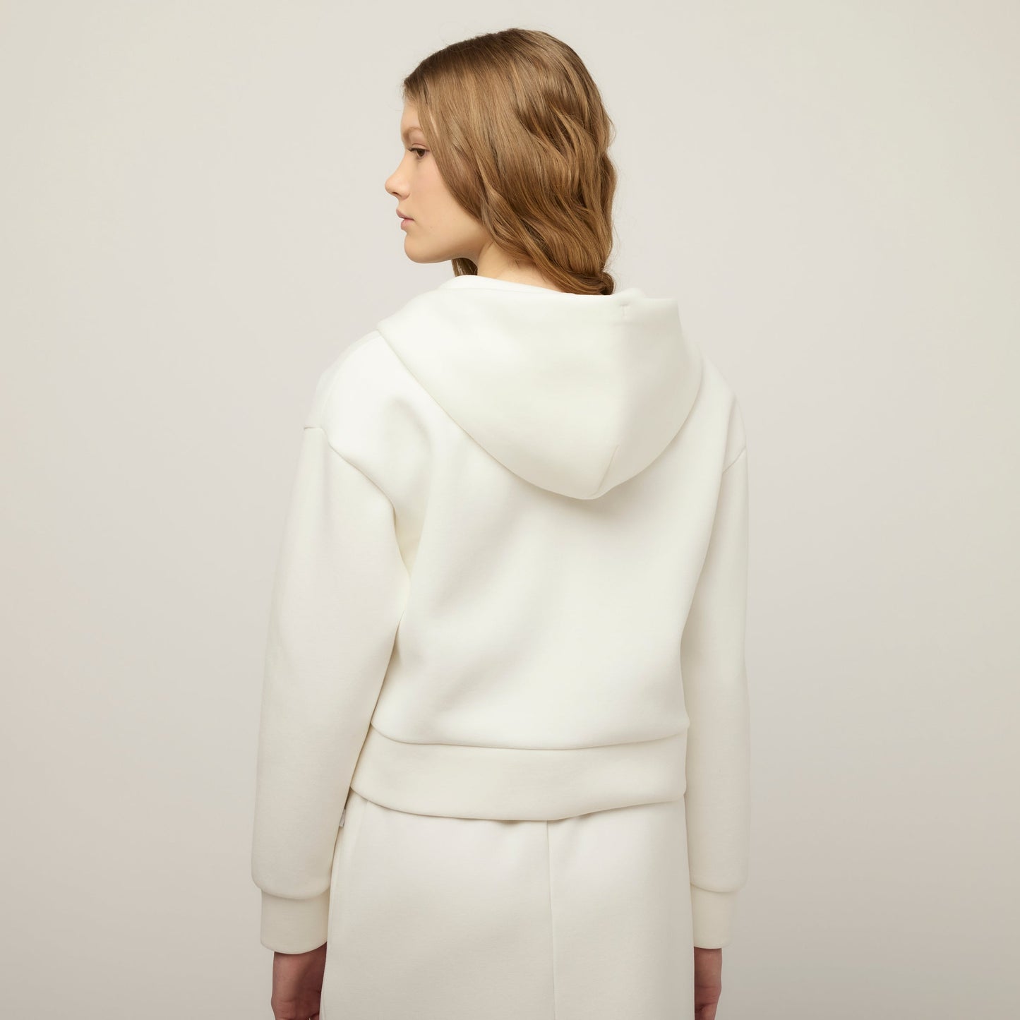 Tilley Cloud Fleece Crop Zip Hoodie