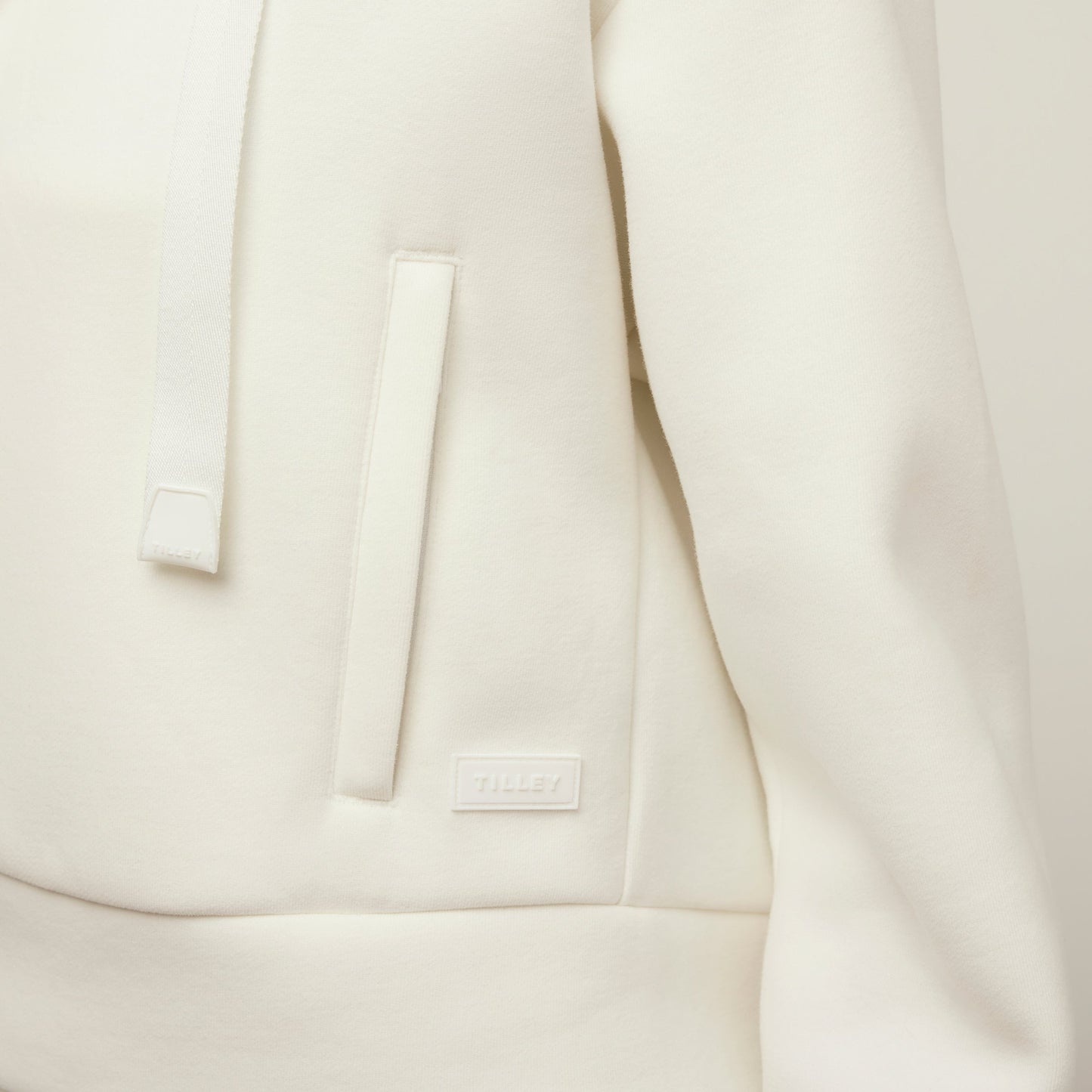 Tilley Cloud Fleece Crop Zip Hoodie