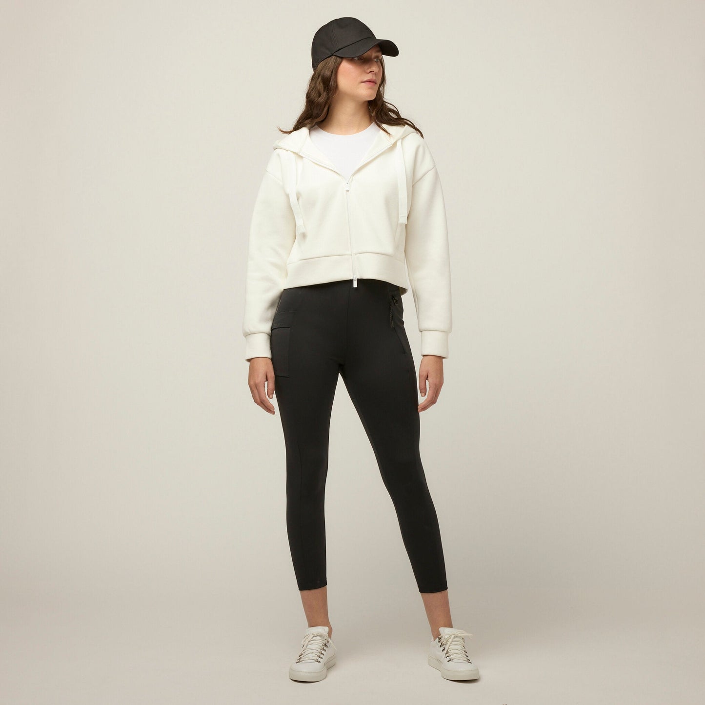 Tilley Cloud Fleece Crop Zip Hoodie
