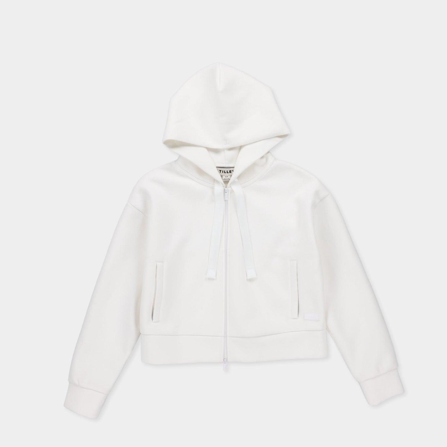 Tilley Cloud Fleece Crop Zip Hoodie