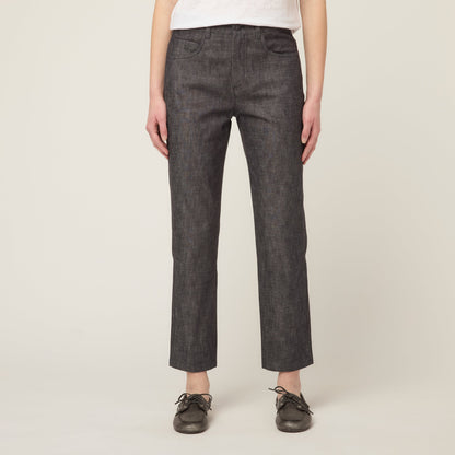 Tilley Denim Straight Leg Ankle Pant