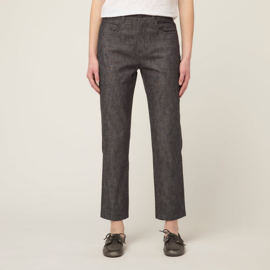 Tilley Denim Straight Leg Ankle Pant