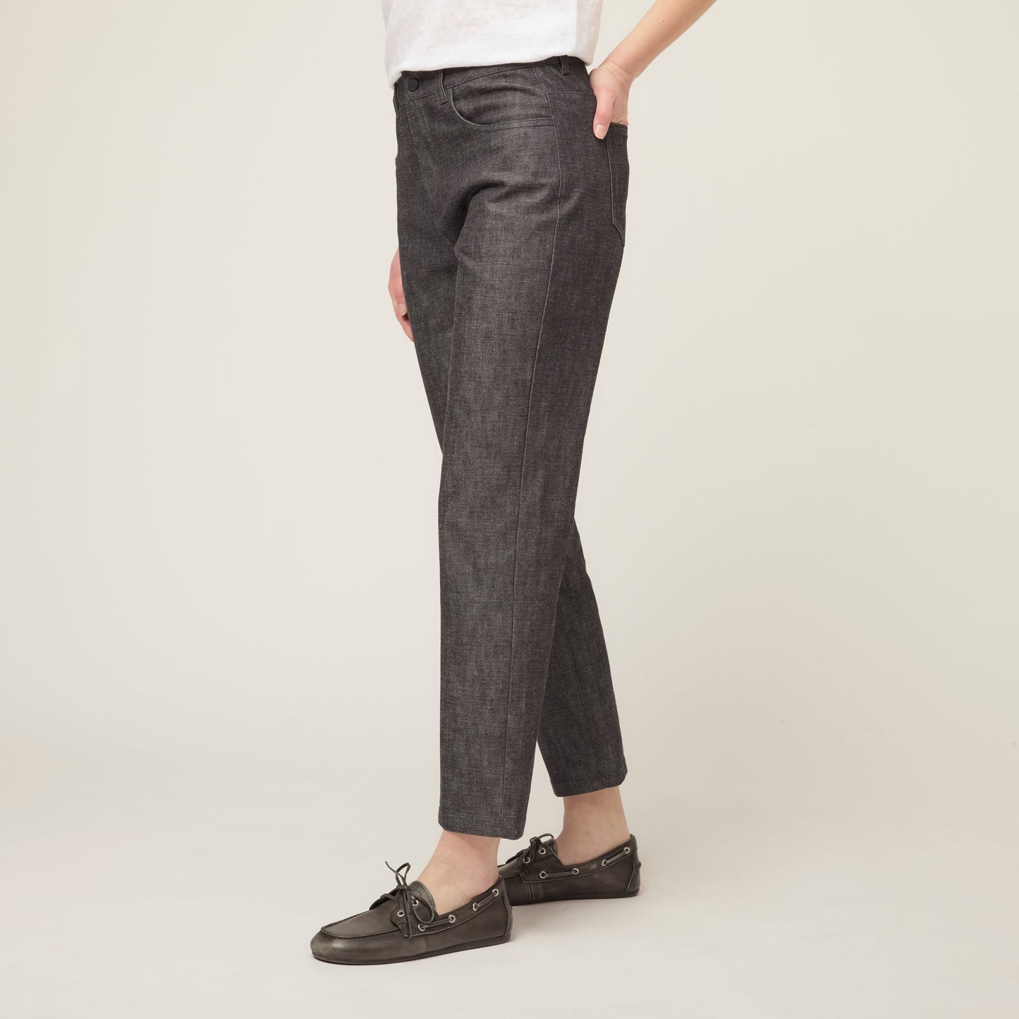 Tilley Denim Straight Leg Ankle Pant