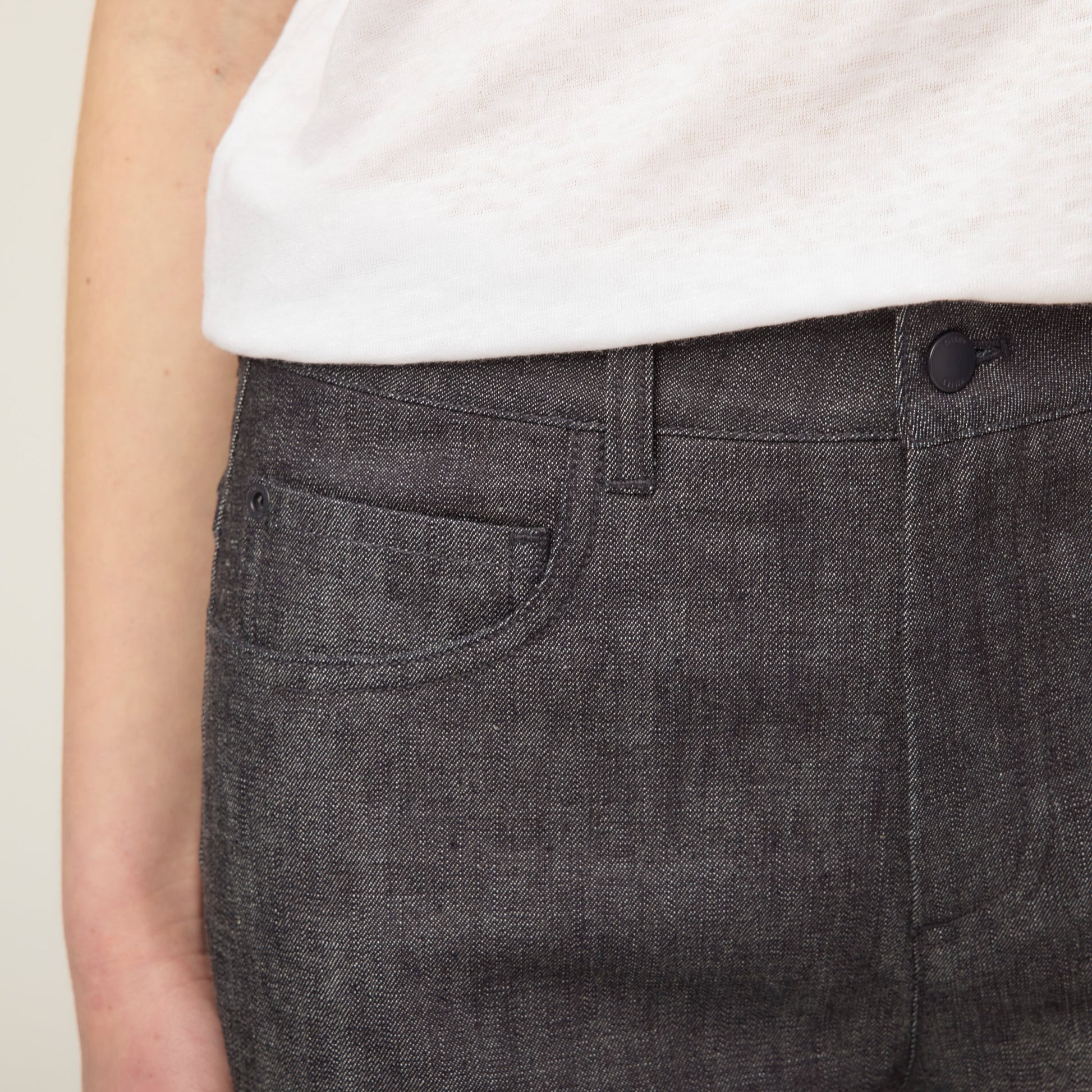 Tilley Denim Straight Leg Ankle Pant