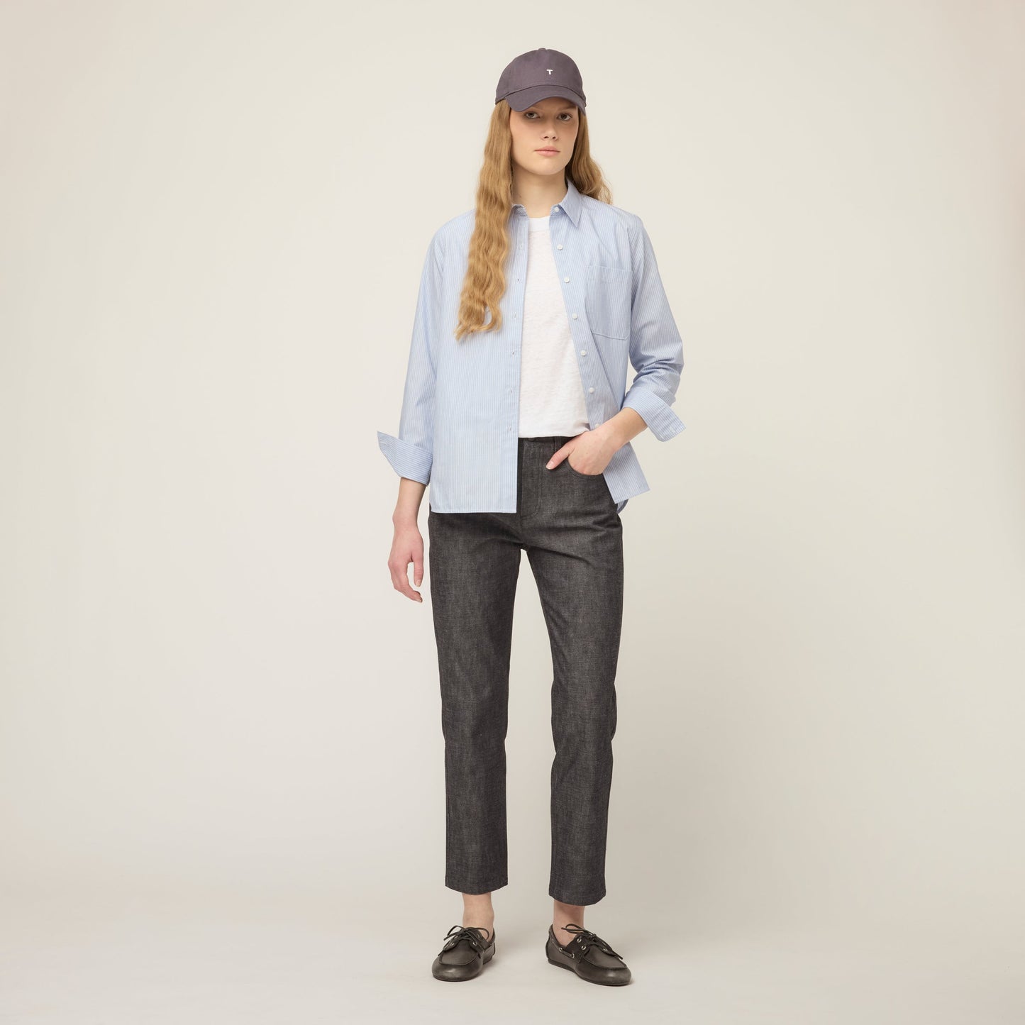 Tilley Denim Straight Leg Ankle Pant