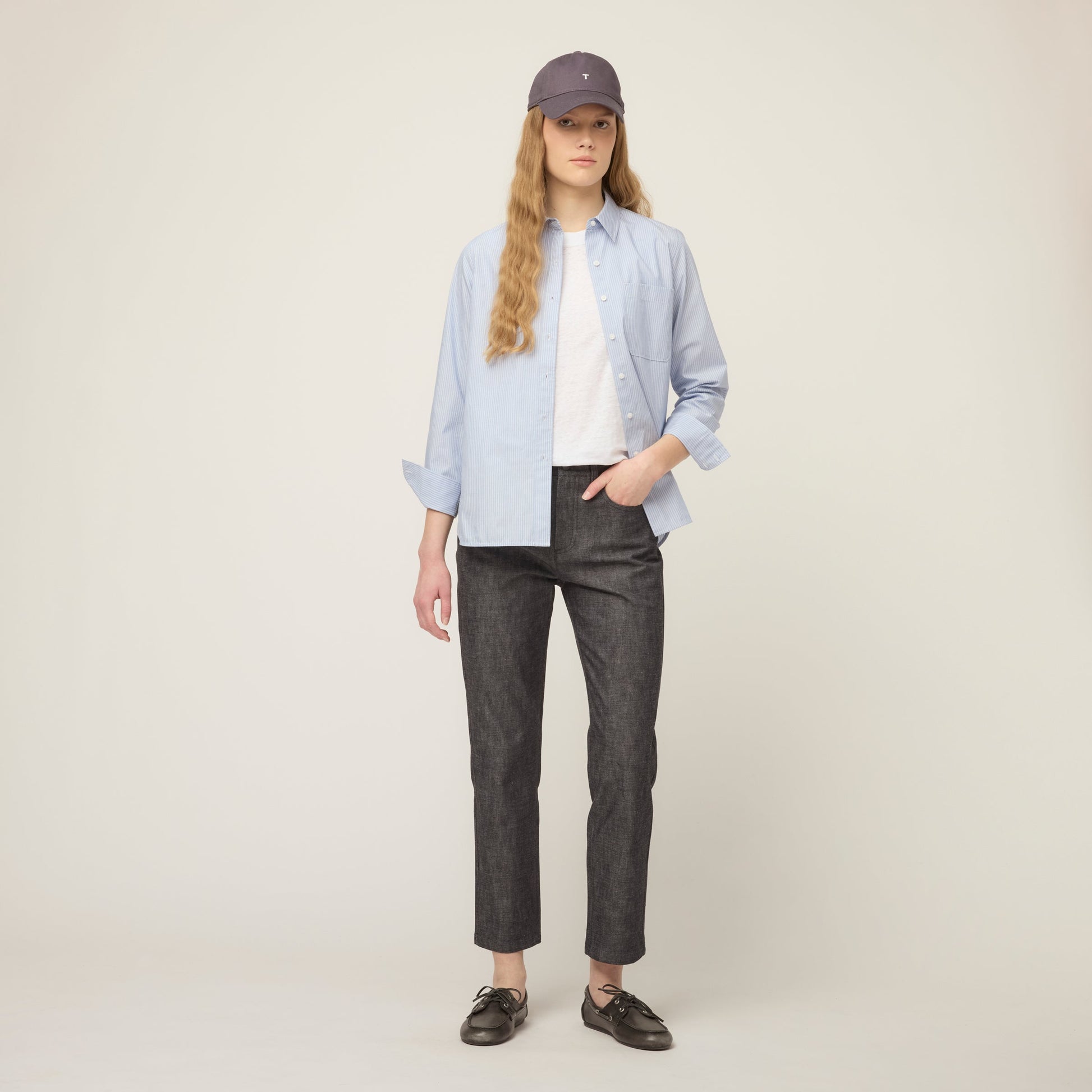 Tilley Denim Straight Leg Ankle Pant