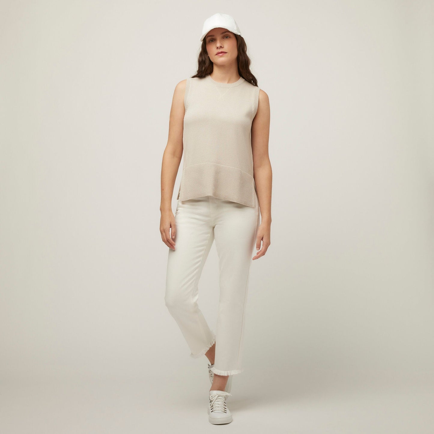 Tilley Fringe Hem Straight Leg Pant