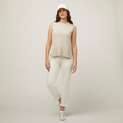 Tilley Fringe Hem Straight Leg Pant