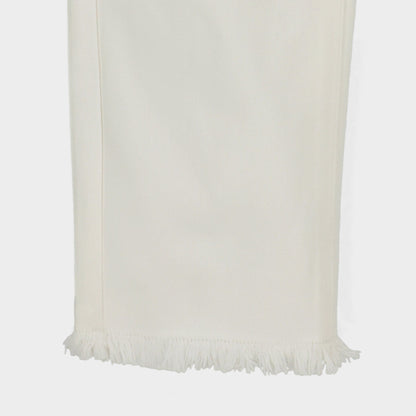 Tilley Fringe Hem Straight Leg Pant