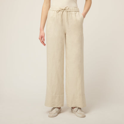Tilley Linen Pull On Straight Pant