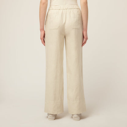 Tilley Linen Pull On Straight Pant