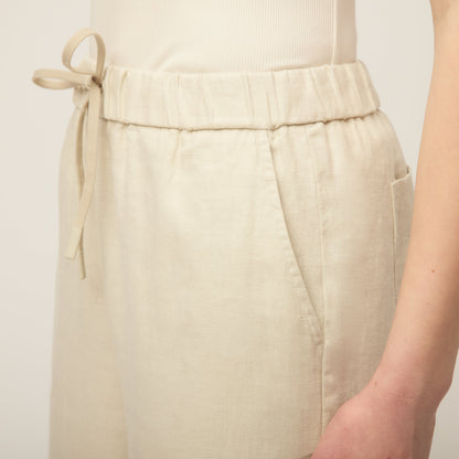 Tilley Linen Pull On Straight Pant