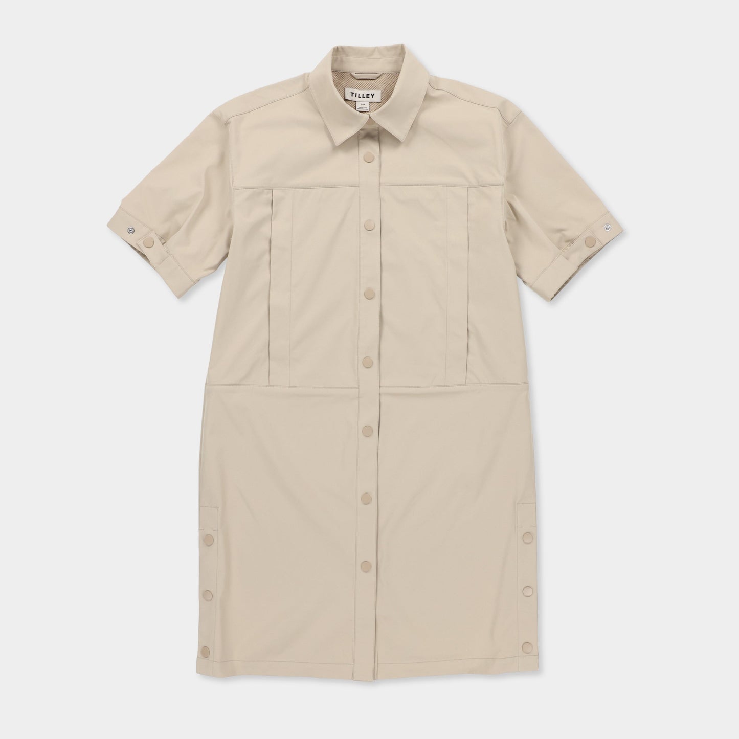 Tilley Roam Side Snap Shirt Dress