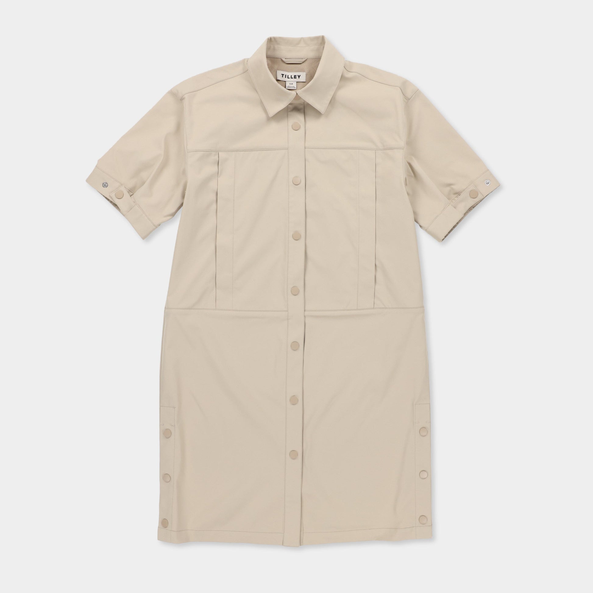 Tilley Roam Side Snap Shirt Dress