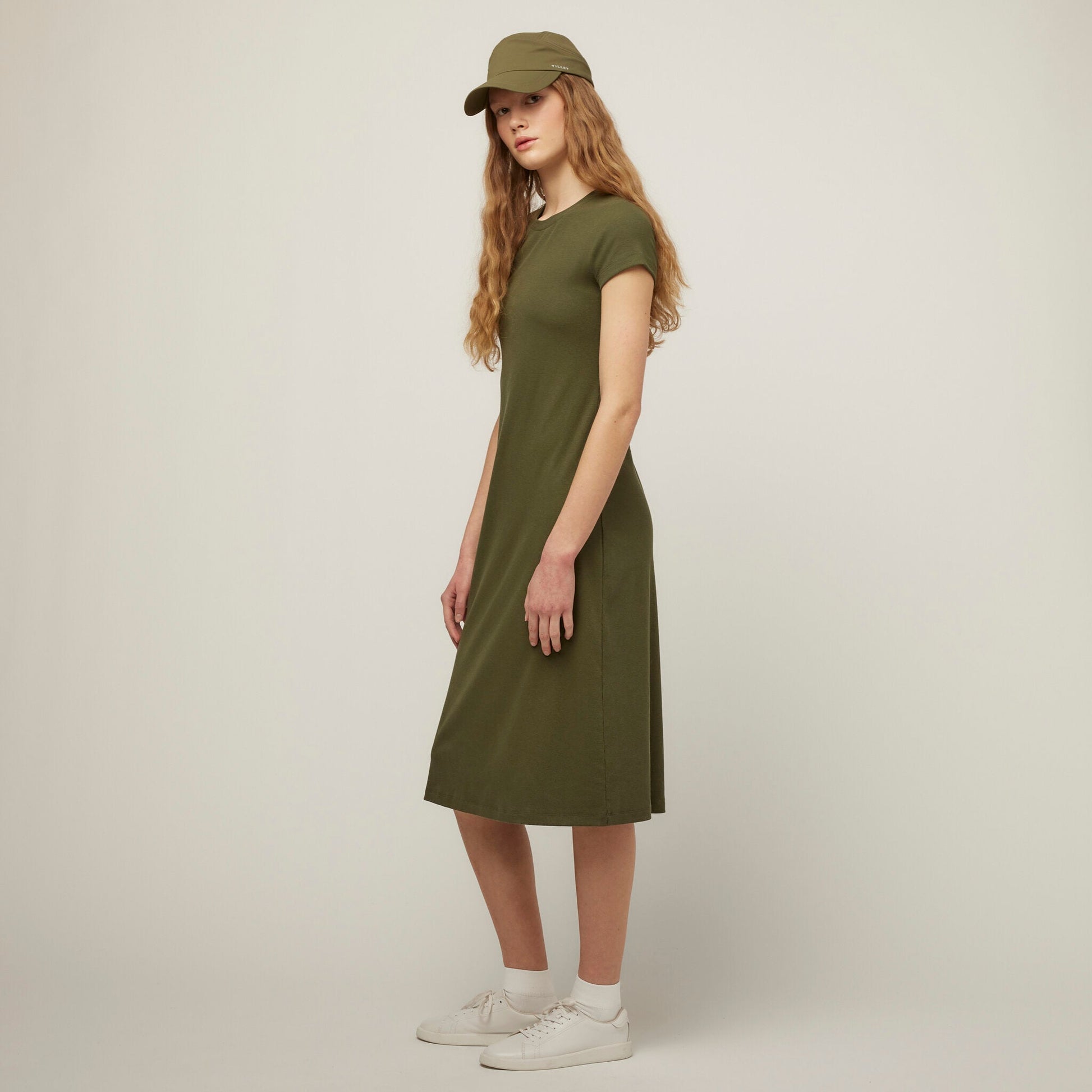 Tilley Short Sleeve Rib Tee Dress