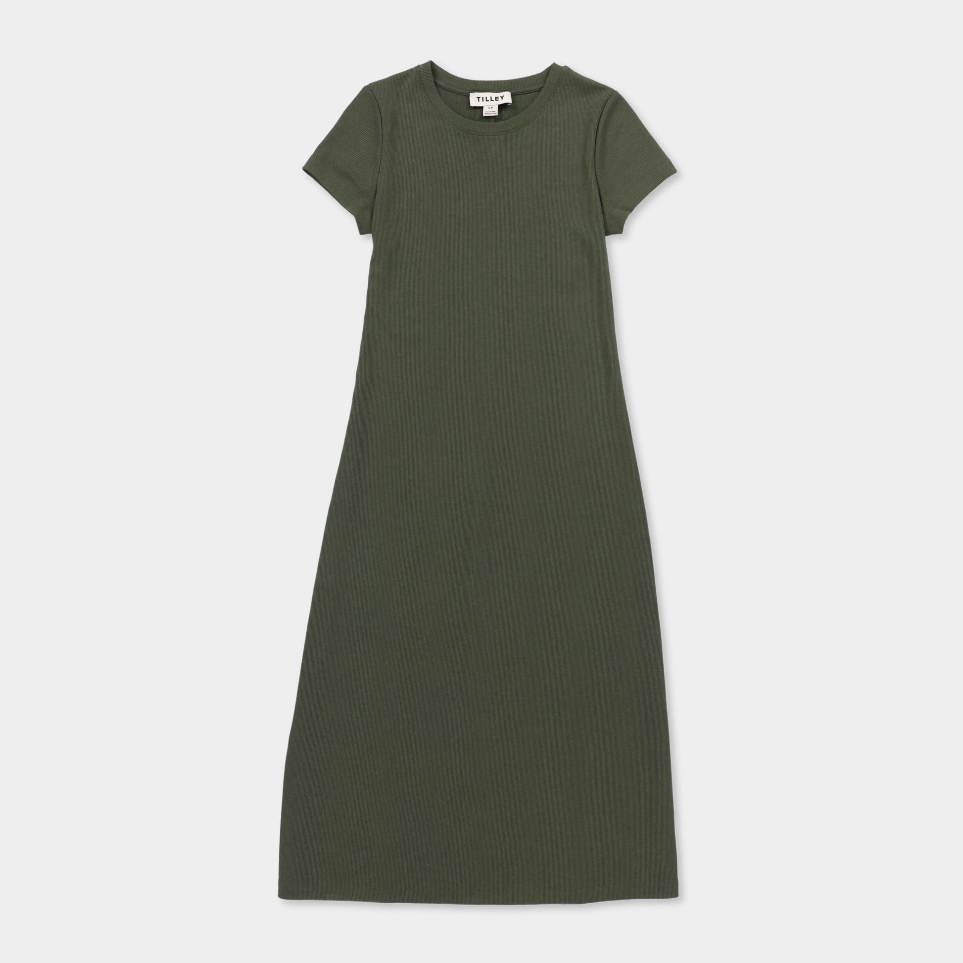 Tilley Short Sleeve Rib Tee Dress
