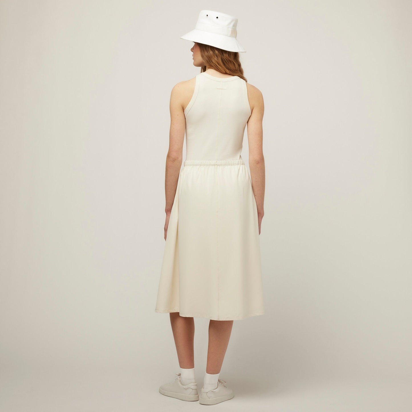 Tilley Rib Tech Slk Midi Dress