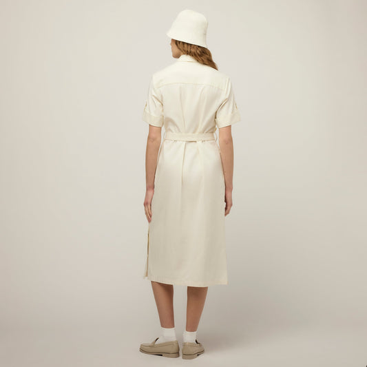 Tilley Tencel Cotton Safari Midi Dress