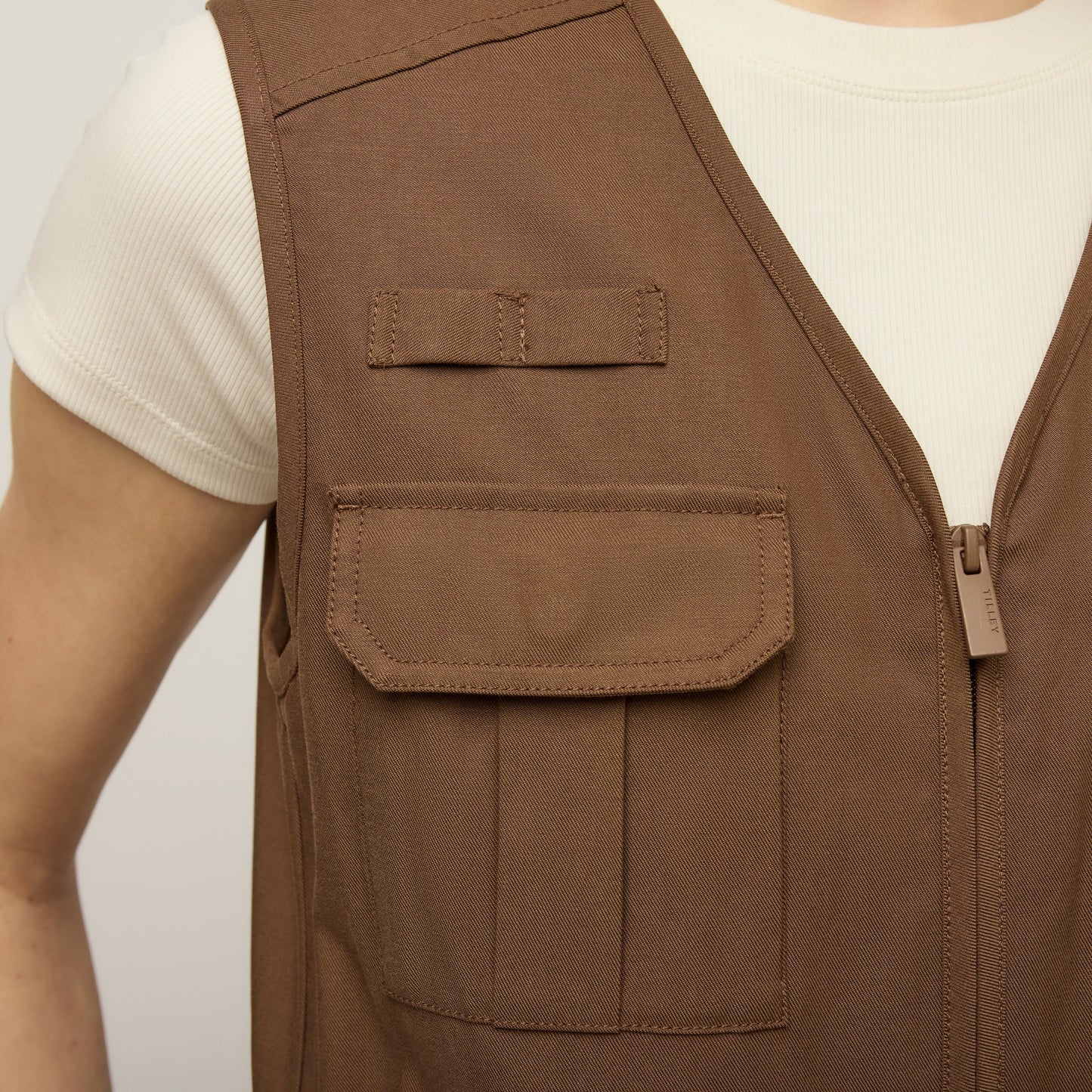 Tilley Tencel Cotton Safari Vest Dress