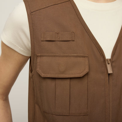 Tilley Tencel Cotton Safari Vest Dress