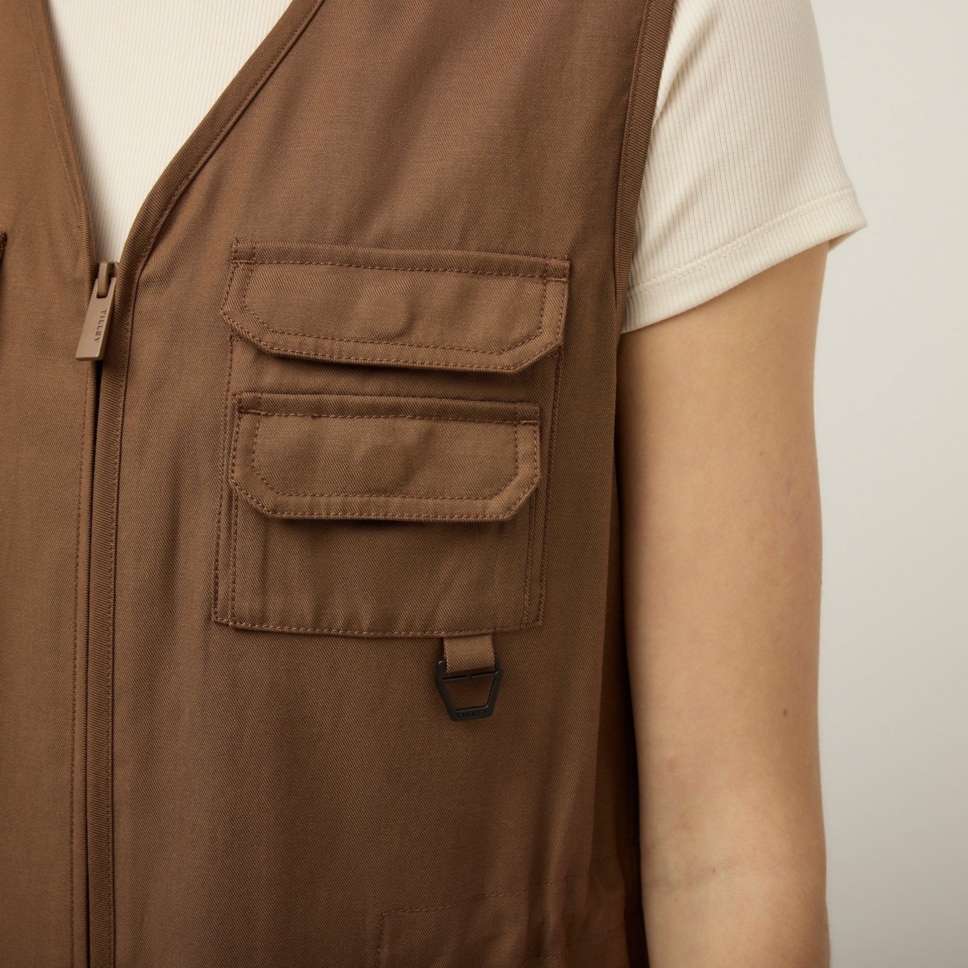 Tilley Tencel Cotton Safari Vest Dress