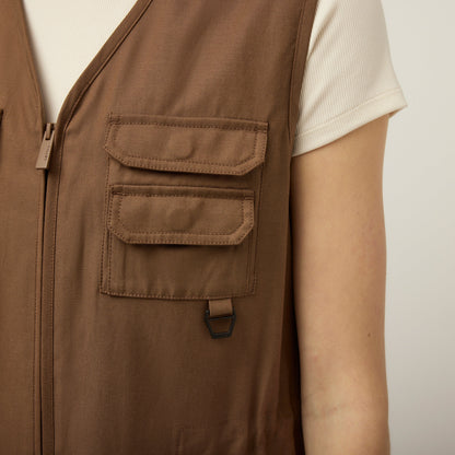 Tilley Tencel Cotton Safari Vest Dress