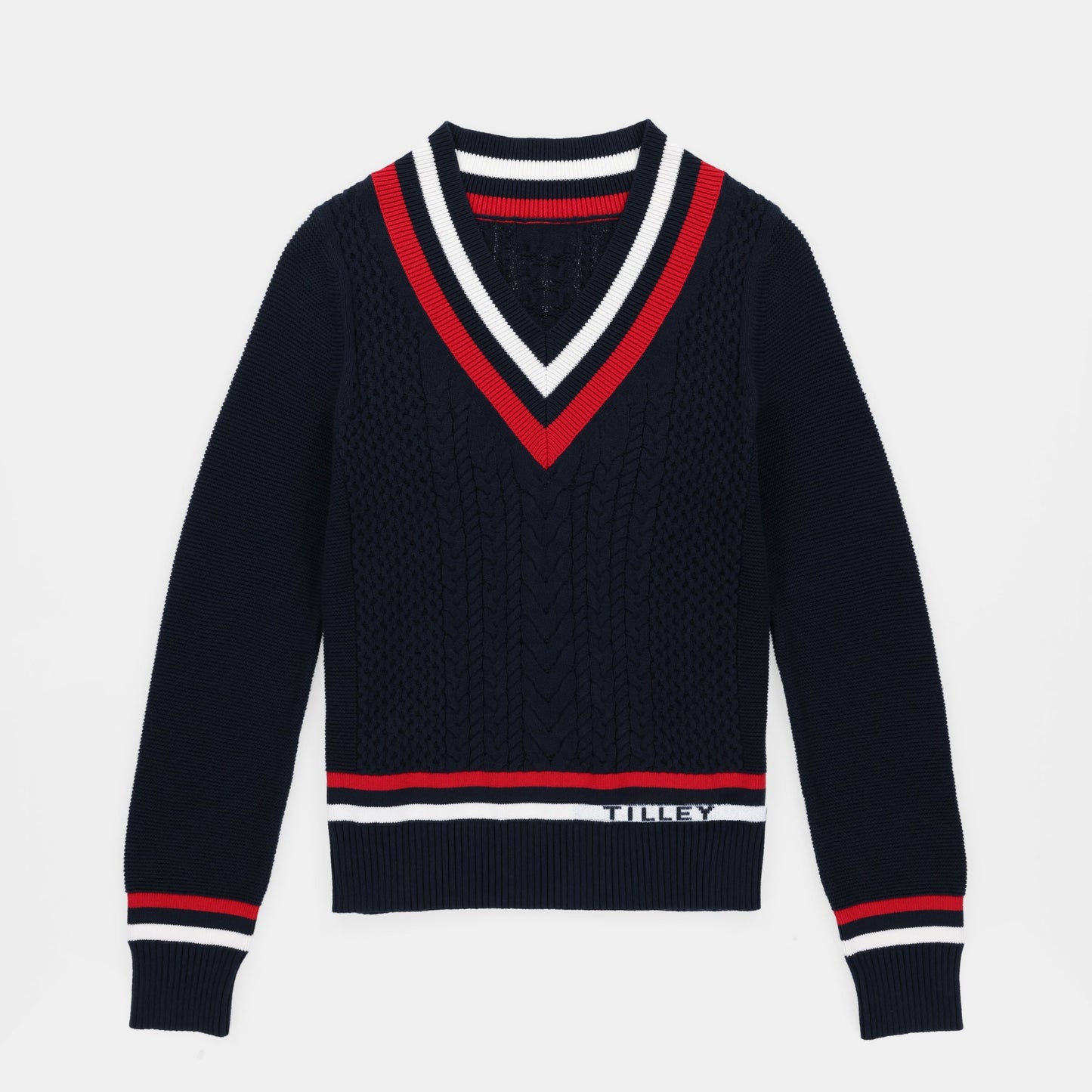 Tilley Preppy Deep V Sweater