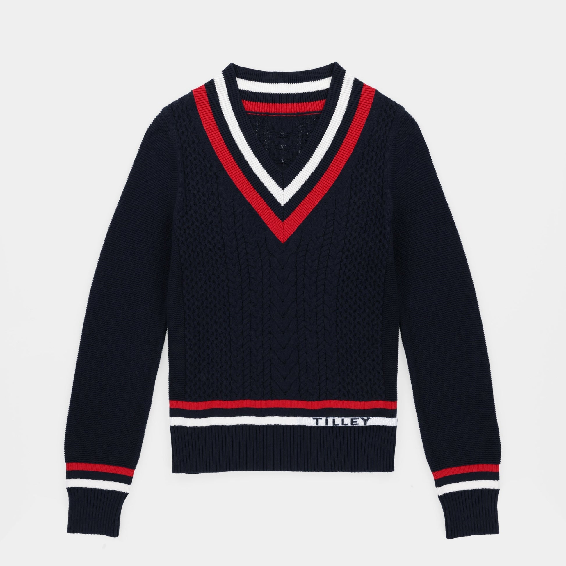 Tilley Preppy Deep V Sweater