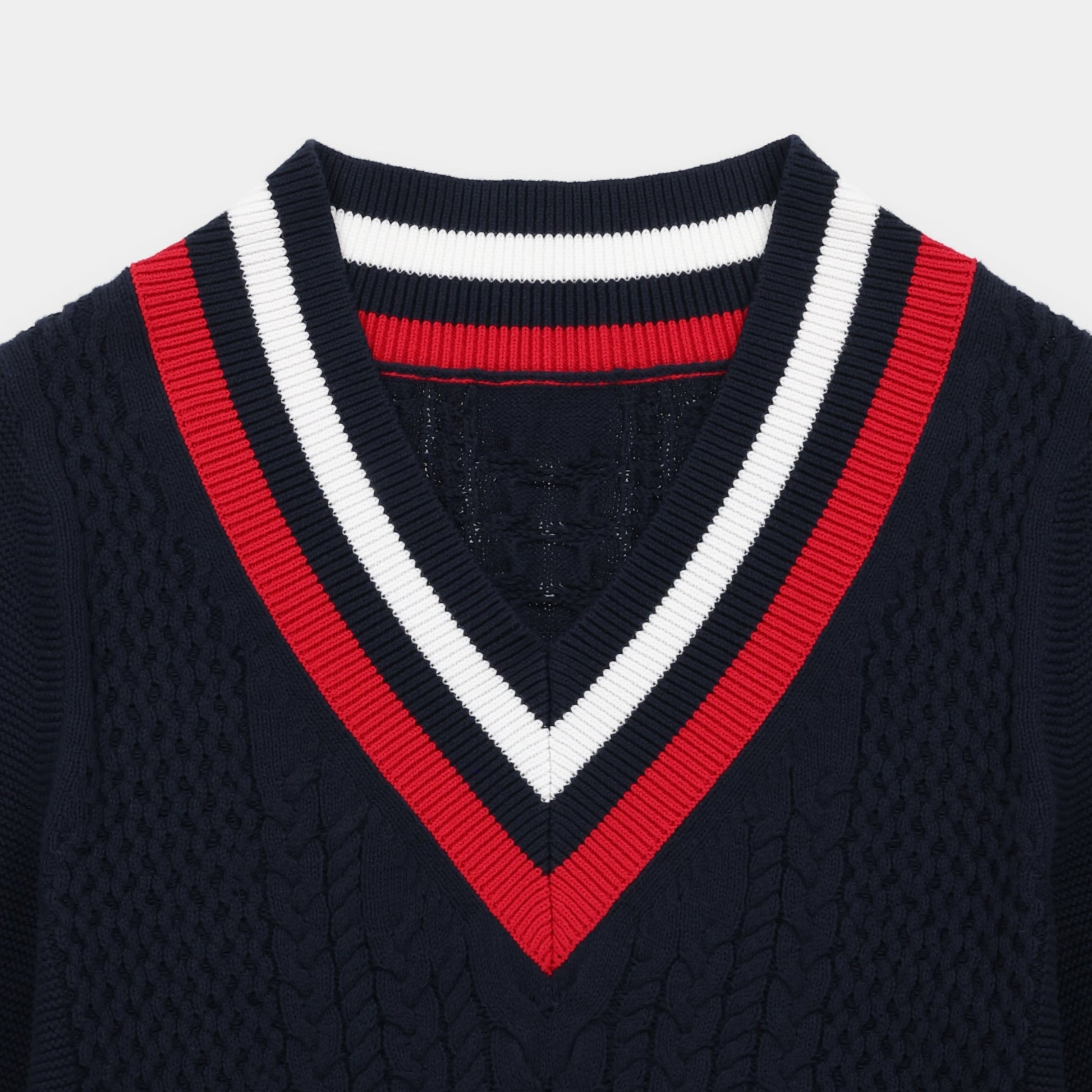 Tilley Preppy Deep V Sweater