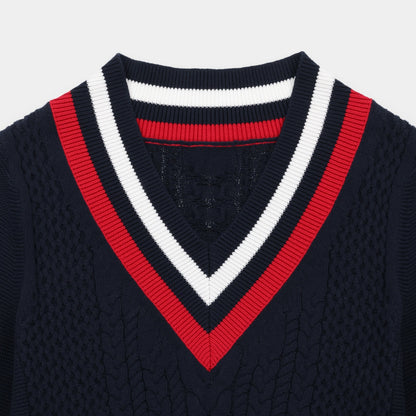 Tilley Preppy Deep V Sweater