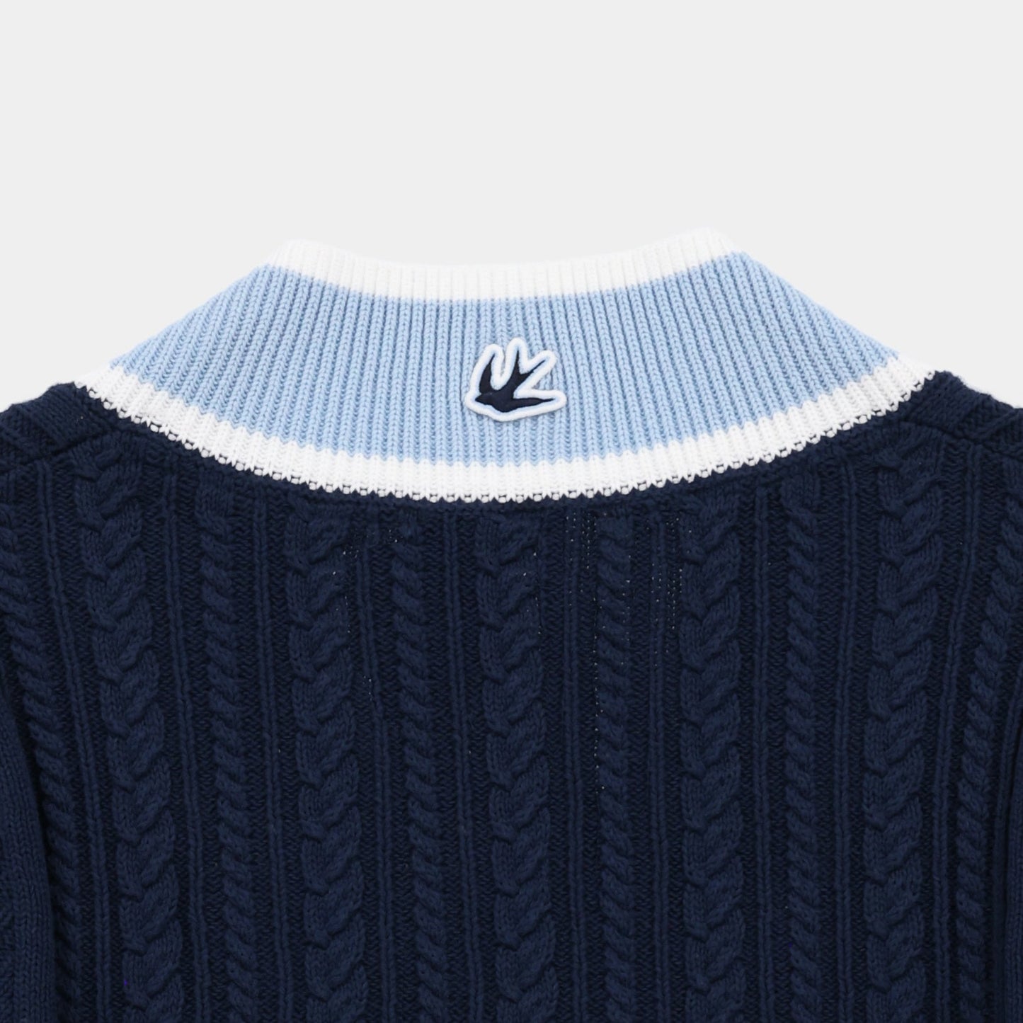 Tilley V Neck Cable Sweater